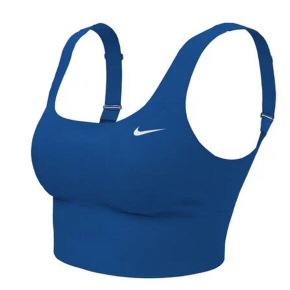 Nike Essentials Women’s Sz XL Scoop Neck Midkini Top in Hyper Royal New NWT - Picture 1 of 6
